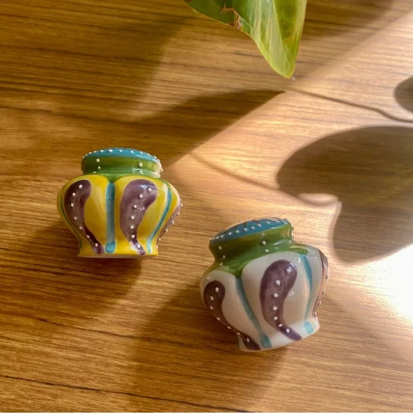 Anthropologie Salt & Pepper Shaker Set - Picture 2 of 6